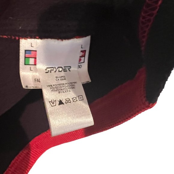 Boy's Spyder Constant Full Zip Stryke Jacket Black/Red Size Large‎ - Picture 4 of 4